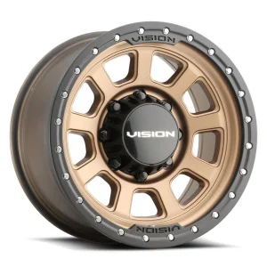 Vision Wheel Off-Road – 350 OJOS 2020 – Black – 15″x8″ -28mm – All weather Wheels – 350BL5885SBBR-28